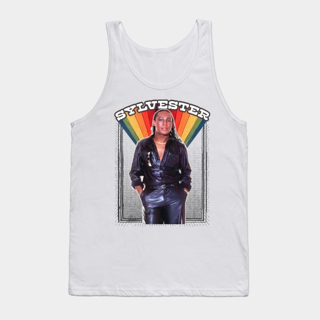 Sylvester / 70s Retro Style Fan Design Tank Top by DankFutura